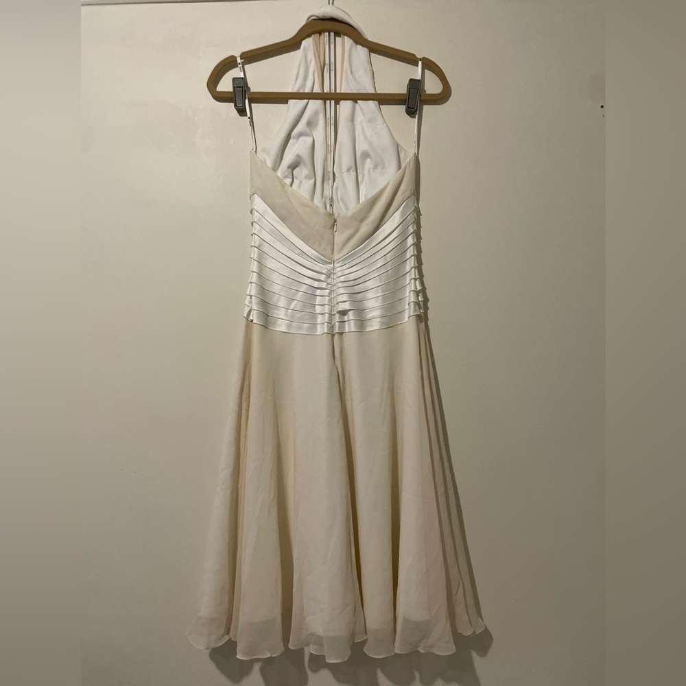 TADASHI HALTER COCKTAIL DRESS